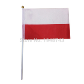 Польша флаг маленький 14х21см